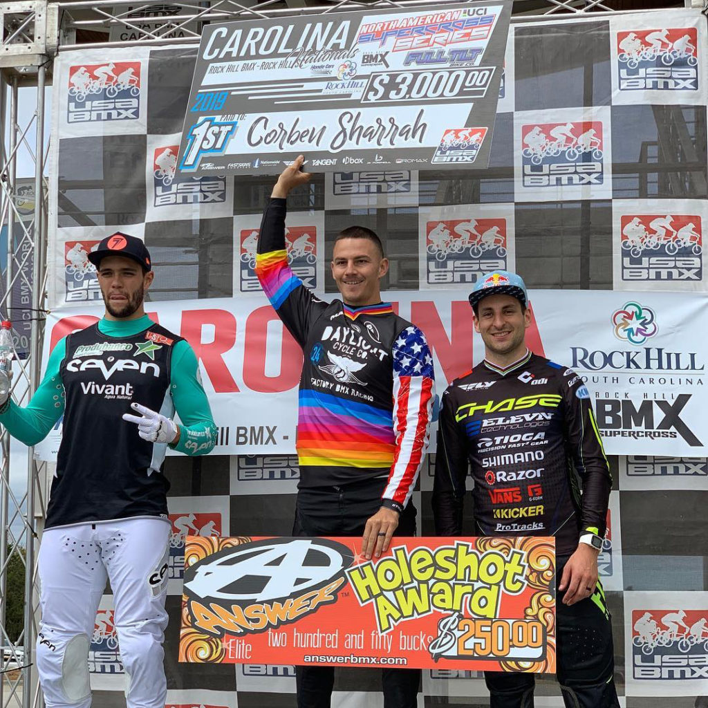 Joris Daudet headed off to one of the premier BMX tracks in the USA, the Rock Hill racing Facilty, for the 4th stop of the 2019 USA BMX Pro Series. Heading back to the Big Starting hill. Joris was excited to race once again in Rock Hill.